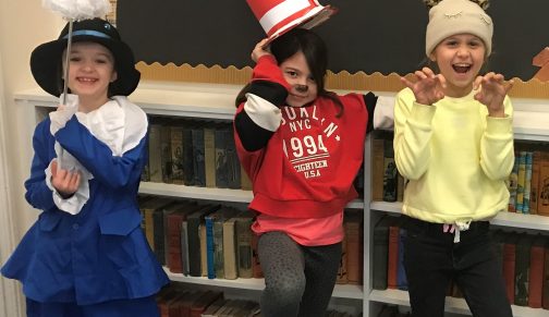 Falcons girls wearing hats